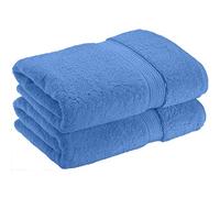NAUSHA 2 x Super Large Bath Sheets Towels 100% Egyptian Cotton 600 GSM (Cobalt)