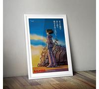 NausicaA Valley of the wind Studio Ghibli inspired anime Movie Wall Art Poster Print V2 A4/A3 Framed/Unframed (A4 Framed - White Frame)