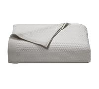 Nautica Baird Cotton Blanket, Grey, Twin