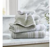 Nautica - Bath Towels, Soft & Absorbent Bathroom Essentials, Oeko-Tex Certified (Windward Green, 6-Piece)