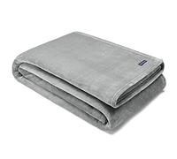 Nautica | Blanket-Ultra-Soft & Cozy Plush Fleece, Lightweight & Luxuriously Warm, Machine Washable Easy Care, Polyester, Solid Grey, Twin