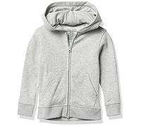 Nautica Boys' Big Sensory-Friendly Soft Full-Zip Hoodie Sweatshirt, Grey Heather