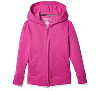 Nautica Boys' Big Sensory-Friendly Soft Full-Zip Hoodie Sweatshirt, Rose, 10-12