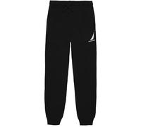 Nautica Boys' Pull-on Fleece Jogger Sweatpant, Drawstring Closure, J-Class True Black, 18-20