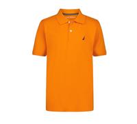 Nautica Boys Short Sleeve Polo Shirt, Persimmon, 18-20