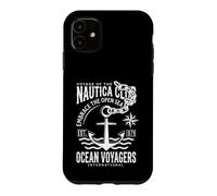 Nautica Club Ocean Voyagers Vintage Anchor Maritime Graphic Case for iPhone 11