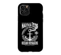 Nautica Club Ocean Voyagers Vintage Anchor Maritime Graphic Case for iPhone 11 Pro