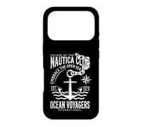 Nautica Club Ocean Voyagers Vintage Anchor Maritime Graphic Case for iPhone 17 Pro