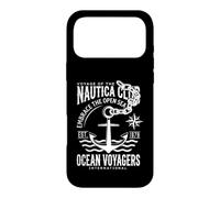 Nautica Club Ocean Voyagers Vintage Anchor Maritime Graphic Case for iPhone 17 Pro Max