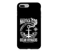 Nautica Club Ocean Voyagers Vintage Anchor Maritime Graphic Case for iPhone 7 Plus/8 Plus