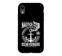 Nautica Club Ocean Voyagers Vintage Anchor Maritime Graphic Case for iPhone XR