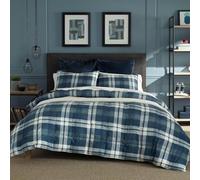 Nautica Comforter Set, Microfiber, Navy, Twin