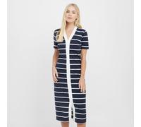 Nautica Competition Women's Adalee Dress Stripe, Dark Navy 14