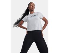 Nautica Competition Women's Madison Crop T-Shirt in Grey | Size: 10 Nautica Competition Grey 10
