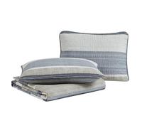 Nautica Cotton Reversible Bedding Set, All Season Designer Home Décor, Ridgeport Beige, Queen
