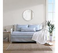 Nautica - Daybed Cover Set, Cotton Reversible Bedding Set with Matching Shams & Pillow Cover, Home Decor for All Seasons (Jettison Grey, Daybed)