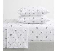 Nautica - Full Sheets, Cotton Percale Bedding Set, Casual Home Decor (Star Spangled Coastal Navy, Full)