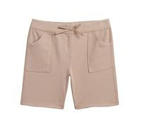 Nautica Girls' Big School Uniform Sensory-Friendly Soft Pull-On Short, Khaki, 12-14