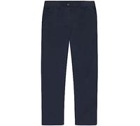 NAUTICA Girls' School Uniform Bootcut Twill Pant, Navy/High Waist, 10