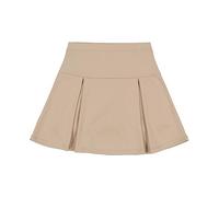 Nautica Girls' School Uniform Sensory-Friendly Performance Pleated Scooter - Beige - 12