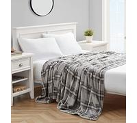 Nautica - King Blanket, Super Soft Plush Fleece Bedding, Warm & Cozy Home Decor (Lewes Grey, King)