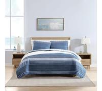 Nautica | Luxury Ultra Soft Cotton Comforter 2 Piece Set, Stylish Delicate Design for Home Décor, Blue, Twin