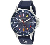 Nautica Men Analogue Analog Quartz Watch with Silicone Strap NAPCBS904