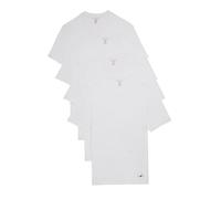 Nautica Men's 4-Pack Cotton Limited Edition Crew Neck T-Shirts, White-nautica 05 Logo, S