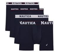 Nautica Men's 4 Pack Limited Edition Micro Stretch Boxer Briefs, 4 Peacoat-assorted Wb, XL