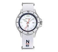 Nautica Men's Accra Beach NAPABS906 White Nylon Quartz Fashion Watch