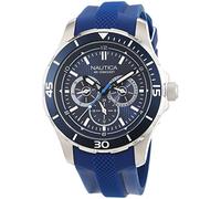 Nautica Men's Analogue Quartz Watch with Rubber Strap - NAI13522G