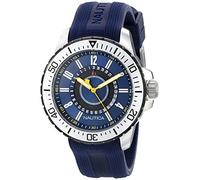 Nautica Mens Analogue Quartz Watch with Silicone Strap N14664G