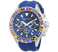 Nautica Men's Analogue Quartz Watch with Silicone Strap - NAD19562G