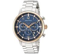 Nautica Men's Analogue Quartz Watch with Stainless-Steel Strap NAD19537G