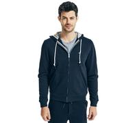 Nautica Men's Anchor Fleece Full-Zip Hoodie, Navy Seas, L