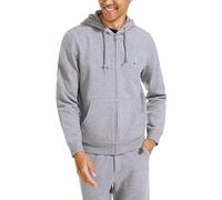Nautica Men's Anchor Fleece Full-Zip Hoodie, Stone Grey Heather, M
