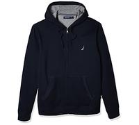Nautica Men's Anchor Fleece Full-Zip Hoodie, True Navy, Large