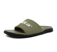Nautica Men's Athletic Cushioned Casual Slip On Shower Pool Beach Slide Sandals, Olive Black-palen, 7