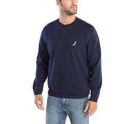 Nautica Men's Basic Crew Neck Fleece Sweatshirt, Navy, XLarge