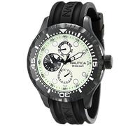 Nautica Men's BFD 100 NAD17502G Black Rubber Quartz Fashion Watch