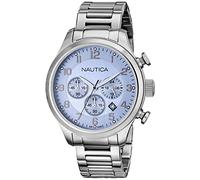Nautica Men's BFD 101 N17647G Silver Stainless-Steel Quartz Dress Watch