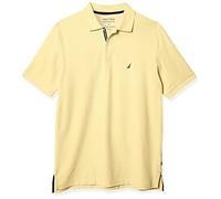 Nautica Men's Big and Tall Classic Fit Short Sleeve Solid Performance Deck Polo Shirt, Corn, 5X-Large Tall
