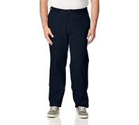 Nautica Men's Big and Tall Twill Flat-Front Pant - Blue - 40W x 38L