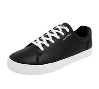 Nautica Men's Casual Shoe, Classic Lace-Up Low Top Loafer, Fashion Sneaker - in Medium & Wide Width Sizes, Black-walvis, 12 Wide
