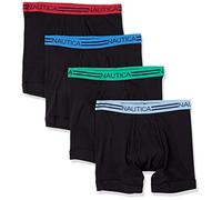 Nautica Men's Classic Cotton 4-pack Boxer Briefs Boxer Briefs (pack of 4)