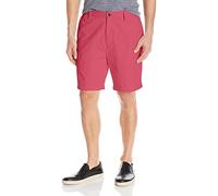 Nautica Men's Classic Fit Flat Front Twill Deck Short, Rose Coral, 38