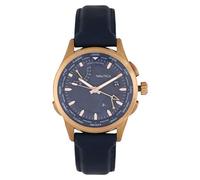 Nautica Mens Analogue Classic Quartz Watch with Leather Strap NAPSHG002