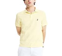 Nautica Men's Classic Short Sleeve Solid Performance Deck Polo Shirt, Corn, XXL