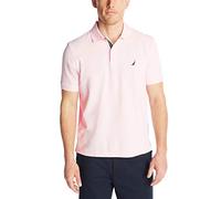 Nautica Men's Performance Pique Polo Shirt, Cradle Pink, Medium