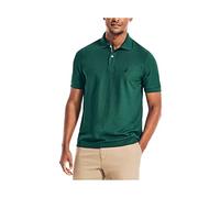 Nautica Men's Classic Short Sleeve Solid Polo Shirt, Tidal Green, XL